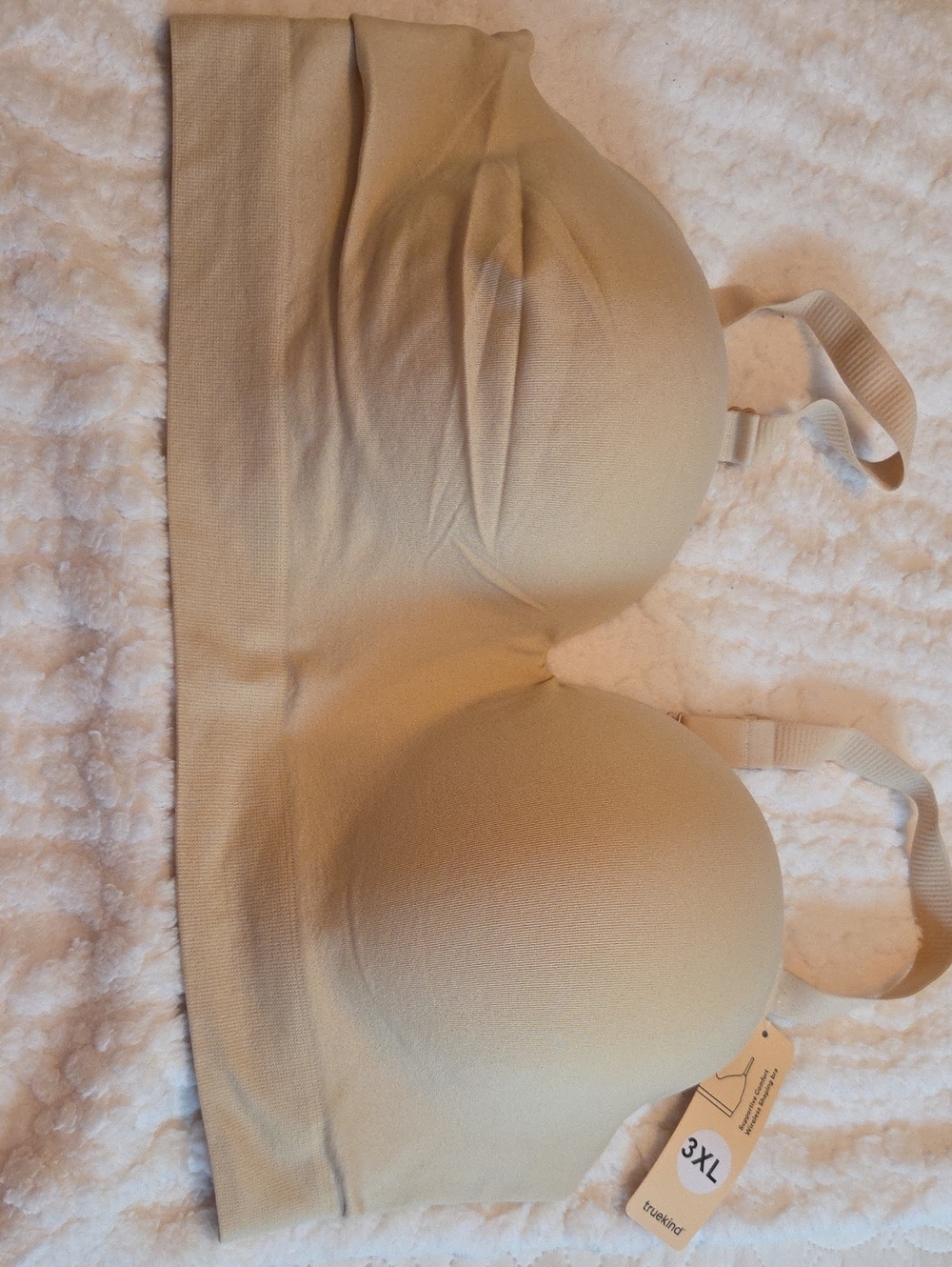Seamless Nude Push-Up Wireless Bralette - 3XL